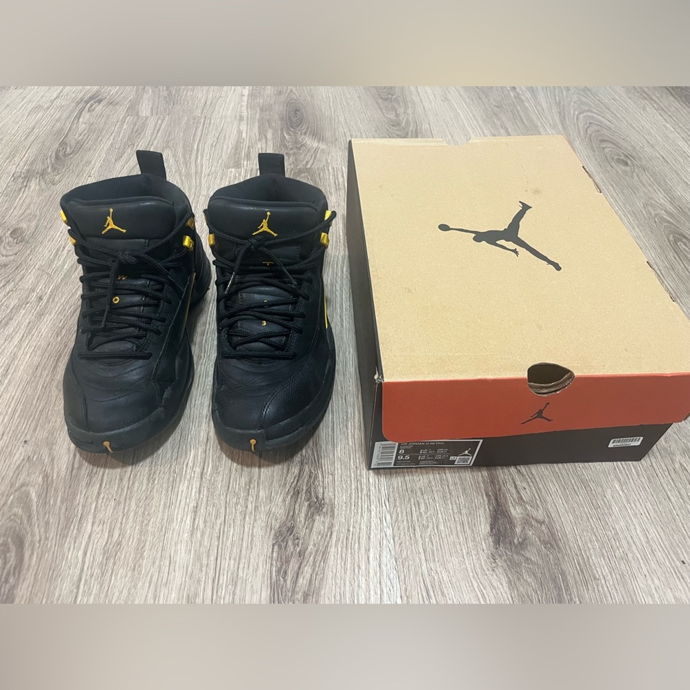 JORDAN 12 RETRO 'BLACK TAXI - Picture 5 of 6